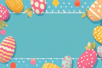 create illustratro draw ester day card flat design