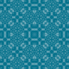 Christmas seamless pattern. Christmas background blue. Snowflake pattern. Happy New Year