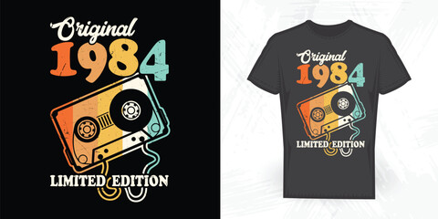 Funny Music Cassette Lover Vintage Mixtape T-shirt Design