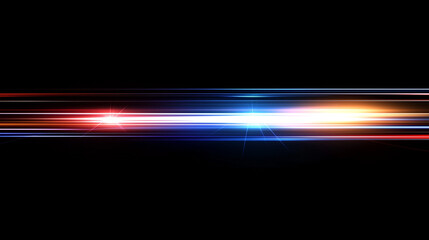 Fototapeta premium Dynamic Speed and Energy: Abstract Vector Background with Vibrant Blue and Red Light Streaks on a Dark Canvas. Perfect for Motion Graphics and Sports Designs.