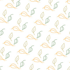 seamless pattern with foliage