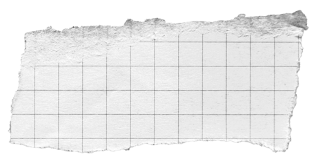 torn paper vintage note grid memo black and white