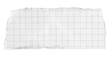 torn paper vintage note grid memo black and white