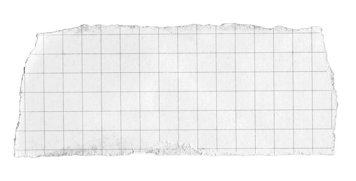 torn paper vintage note grid memo black and white