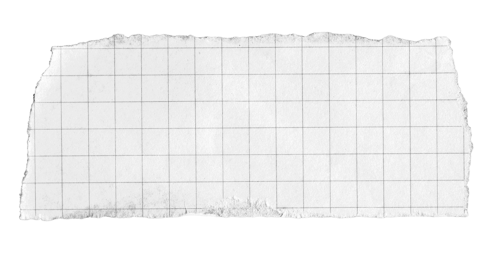 torn paper vintage note grid memo black and white