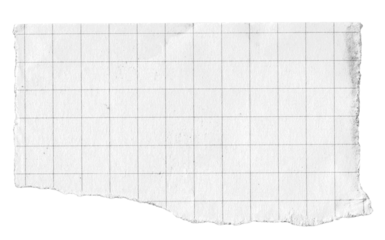 torn paper vintage note grid memo black and white
