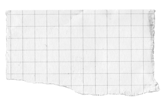 torn paper vintage note grid memo black and white
