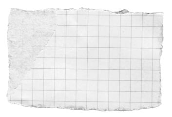 torn paper vintage note grid memo black and white
