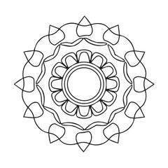 mandala design for meditation and coloring book, relaxing mandala art for inner peace, mandala art for wall art, henna design, tattoo design