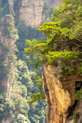 Zhangjiajie scenic area in Hunan Province, China