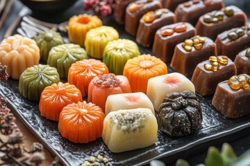 chosen emphasis on Korean traditional dessert yakgwa