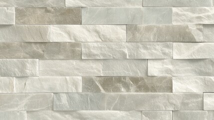 Textured Stone Wall Pattern in Soft Neutral Tones for Decor