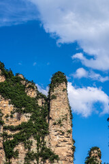 Zhangjiajie scenic area in Hunan Province, China