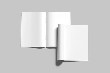 Blank a4 catalog white