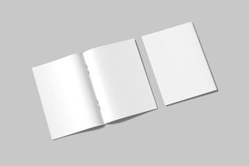 Blank a4 catalog white