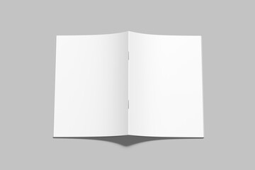 Blank a4 catalog white