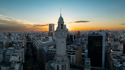 La torre de la Legislatura Porte&ntilde;a en Buenos Aires, Argentina