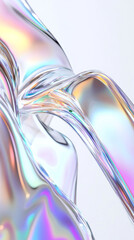 Elegant Abstract Light Swirl Background in Blue and Purple Tones