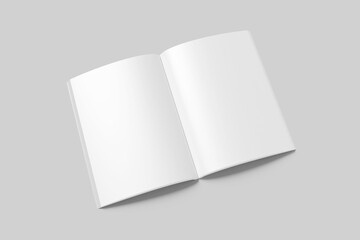 Blank a4 magazine white