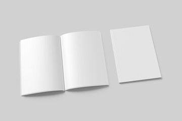 Blank a4 magazine white