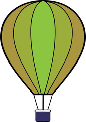 Fototapeta premium hot air balloon vector