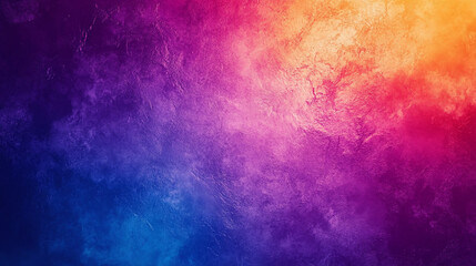 Naklejka premium Vibrant Colorful Abstract Background Texture - Gradient of Blue, Purple, Pink, Orange and Yellow