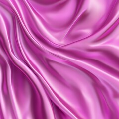 Smooth, luxurious pink silk fabric folds, creating a soft and elegant texture.