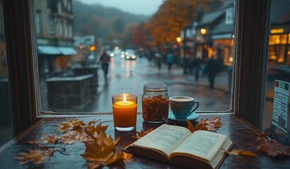 AI generator image of  city ​​bike racing,Cycling is training as a group, riding bicycle in rainy street moments cycling and activity. stylish hipster having fun under rain