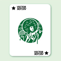 cool mountain logo design holiday vector