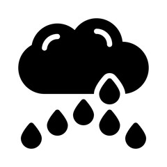 raindrop glyph icon
