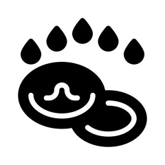 puddle glyph icon