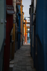 street in the old town burano 