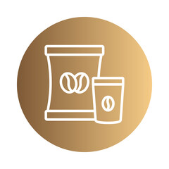 Coffee icon illustration