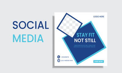  posts on social media vector illustration. Stylish graphics templates posts. dynamic abstractions 