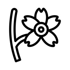 Spring Blossom line icon