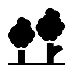 Blooming Tree glyph icon