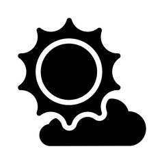 Bright Sun glyph icon