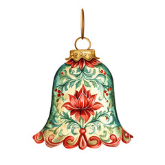Chinoiserie Christmas Clipart Vector Illustration