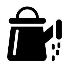 Watering glyph icon