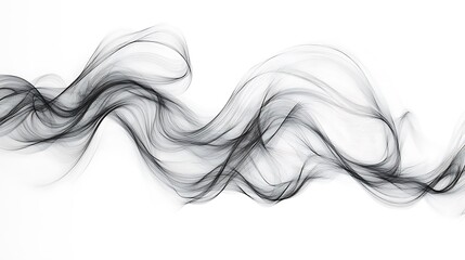 Calming Rhythms Illustration Featuring Soft Waves and Harmonious Abstract Patterns