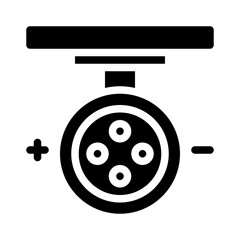 Dimmer glyph icon