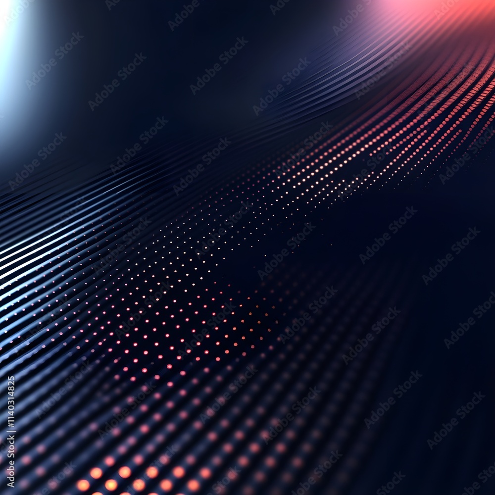 Wall mural a dark metallic texture with soft gradients and glowing lines for a luxurious, tech-inspired website