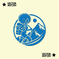 simple mountaint logo design inspirtaion