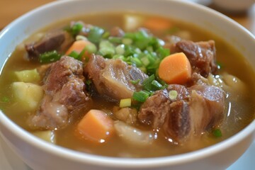 Korean oxtail broth known as Kkori Gomtang