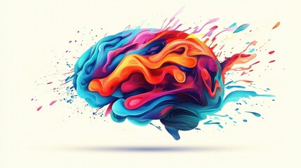 Vibrant and Fluid Representation of the Human Brain