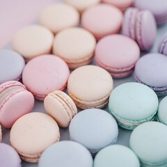 Fototapeta premium macaroons on a table