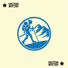 simple mountaint logo design inspirtaion