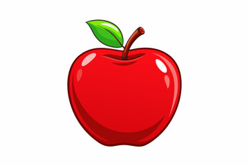 red apple