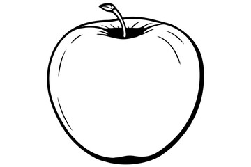 black and white apple