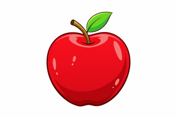 red apple